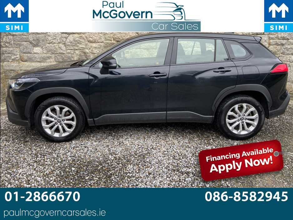 2023 Toyota Corolla Cross CROSS LUNA 1.8 AUTO**//**€190 ROAD TAX**//**REVERSE CAMERA**//**PARKING SENSORS**//**FINANCE ARRANGED**//**WARRANTY**//**BLUETOOTH**//**PART EXCHANGE**//**LANE CONTROL*8//**METALLIC BLACK! €28,888