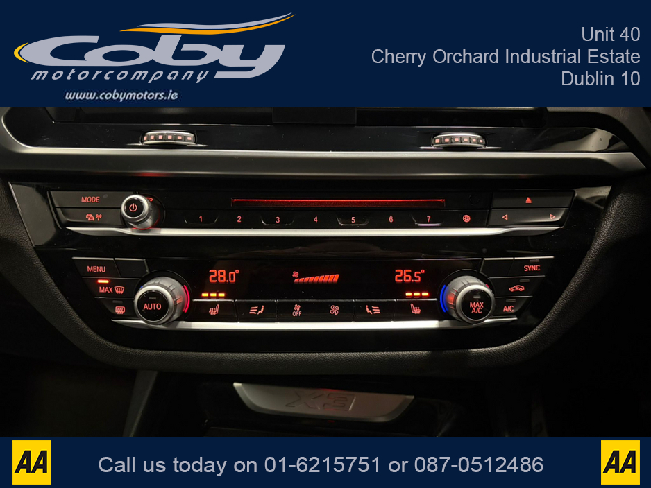 2018 BMW X3 2.0 XLINE 5DR AUTO, NCT 2028 Full Leather, Reverse Cam, Sat Nav, Heated Seats, Parking Sensors, Cruise Control, MFSW, Dual Climate Control, Bluetooth, Alloy Wheels, Full Electrics, and more. €30,950