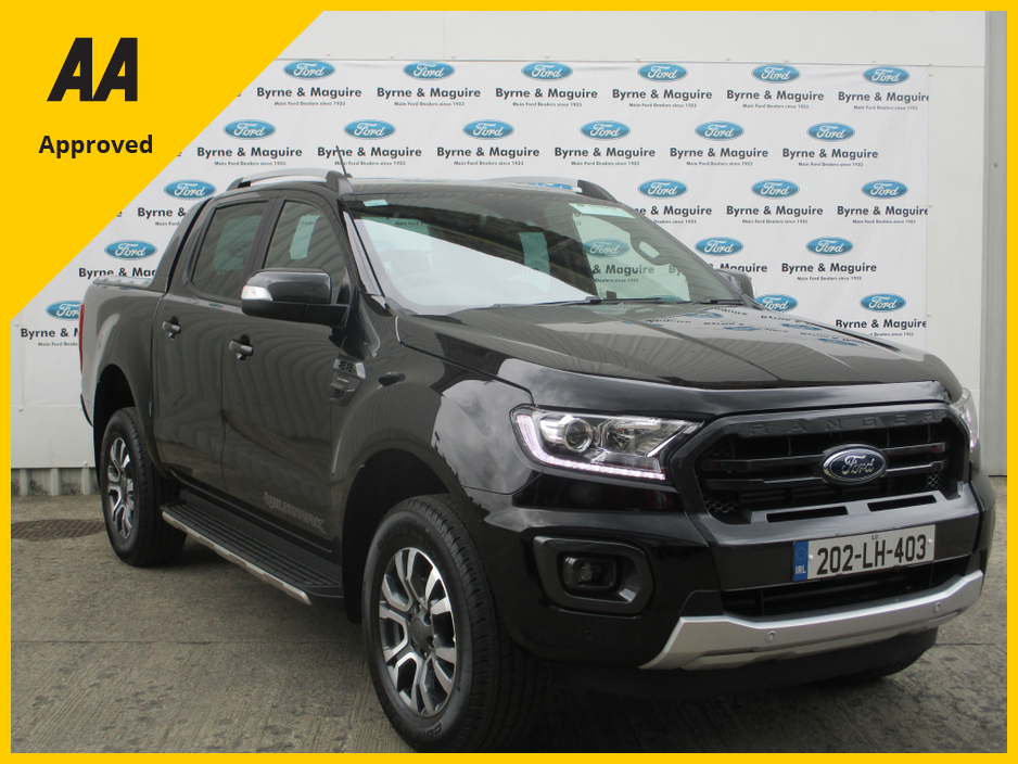 2020 Ford Ranger DOUBLE CAB WILDTRAK 2.0L 213PS  AUTOMATIC, ONLY 80000  KMS . FULLY SERVICED AND READY TO GO WITH WARRANTY AND 12 MONTHS AA COVER.   NO VAT !! €37,500