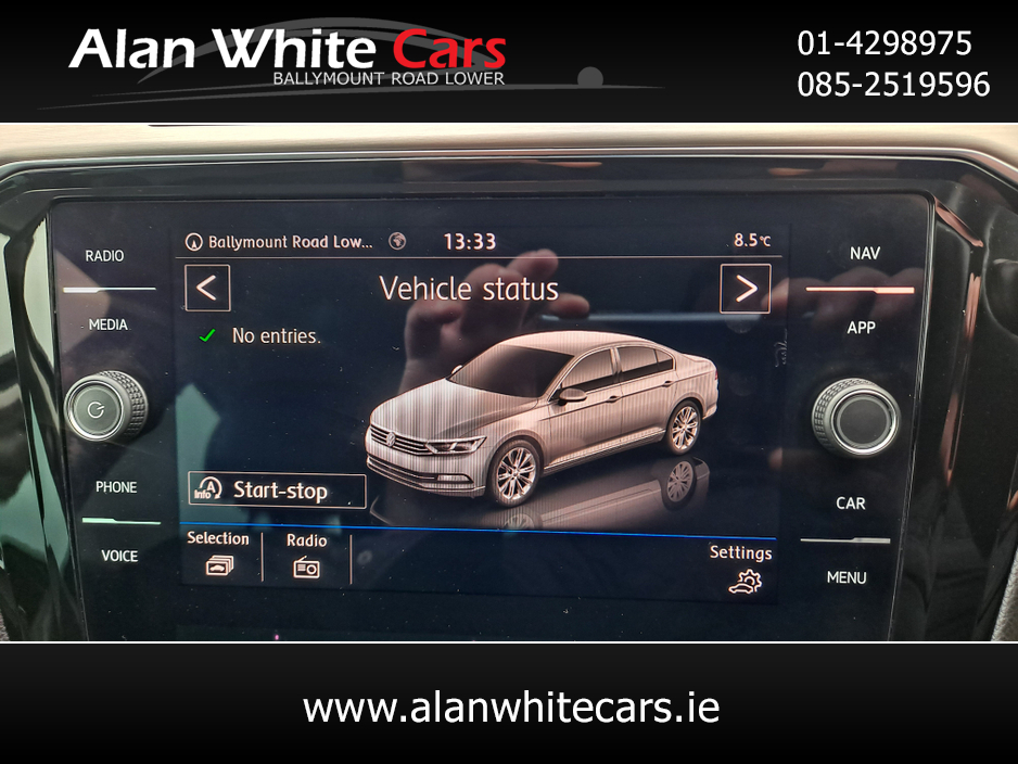 2019 Volkswagen Passat HIGHLINE 2.0 TDI MANUAL 6SPEED FWD 150HP 4DR €22,950