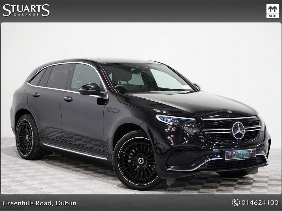 2023 Mercedes-Benz EQC *PREMIUM PLUS* 400 AMG LINE: OBSIDIAN BLACK METALLIC, ARTICO LEATHER, SUNROOF, 360 CAMERA, HEADS UP DISPLAY, 21” DIAMOND CUT TURBINE ALLOYS, KEYLESS €45,945