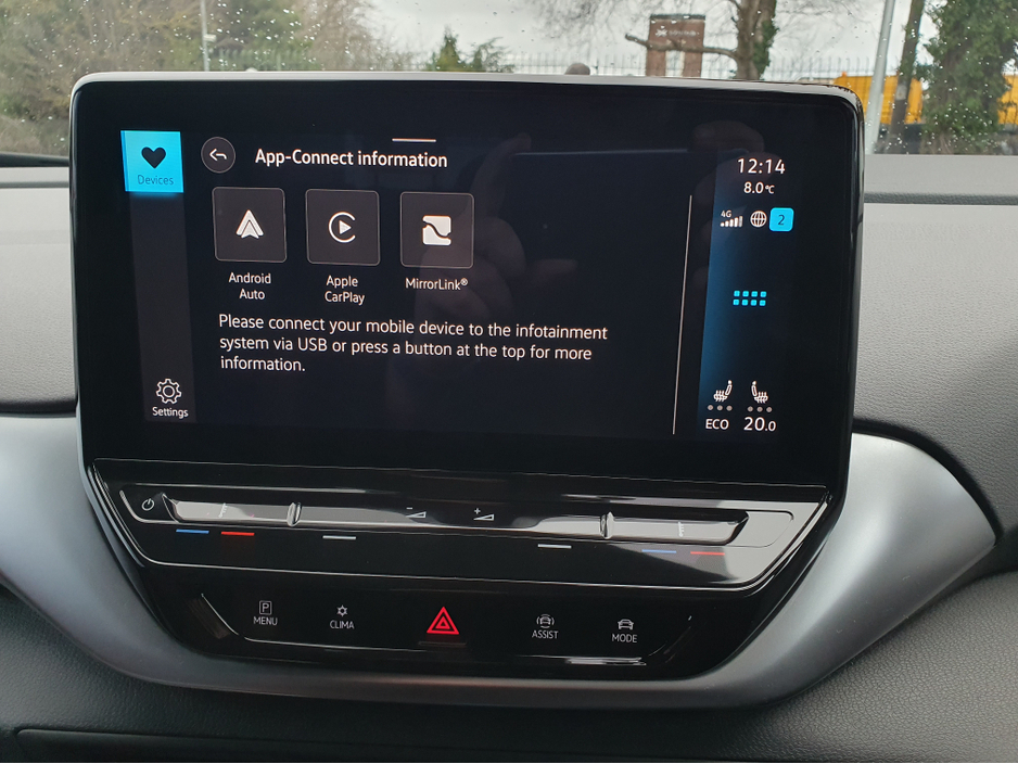 2021 Volkswagen ID.4 PRO PERFORMANCE FULLY ELECTRIC NCT 03/27 FINANCE AVAILABLE €90 PER WEEK HEATED STEERING WHEEL/ HEATED SEATS/ SAT NAV/ TOUCH SCREEN/ ANDROID AUTO/ APPLE CAR PLAY/ REVERSE CAMERA/ HISTORY CHECKED €19,900