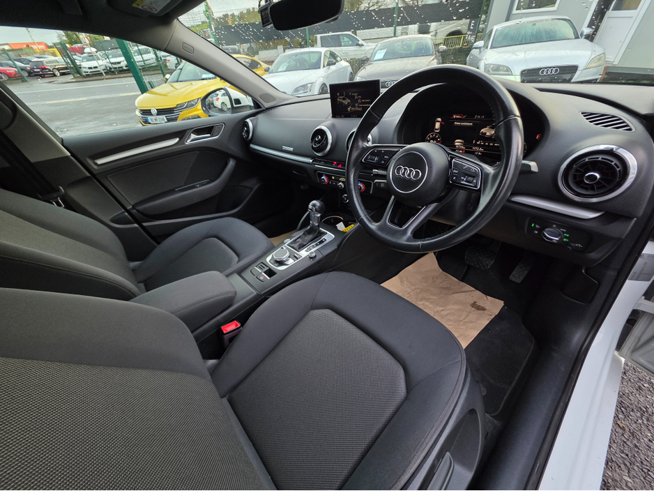 2018 Audi A3 ( 182 REG ) 1.4 TFSI NAVI VIRTUAL CLOCKS ANDROID AUTO CARPLAY BLIND SPOT LANE ASSIST REAR TRAFFIC ASSIST €18,950
