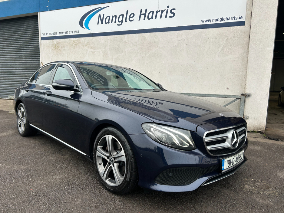 2018 Mercedes-Benz E Class E220 D. AUTO. FULL LEATHER. LOW KMS.  FINANCE AVAILABLE. TRADE IN WELCOME. www.nangleharris.ie. ALL CARS CHECKED WITH MOTORCHECK.IE CALL 01 5620011 €24,900