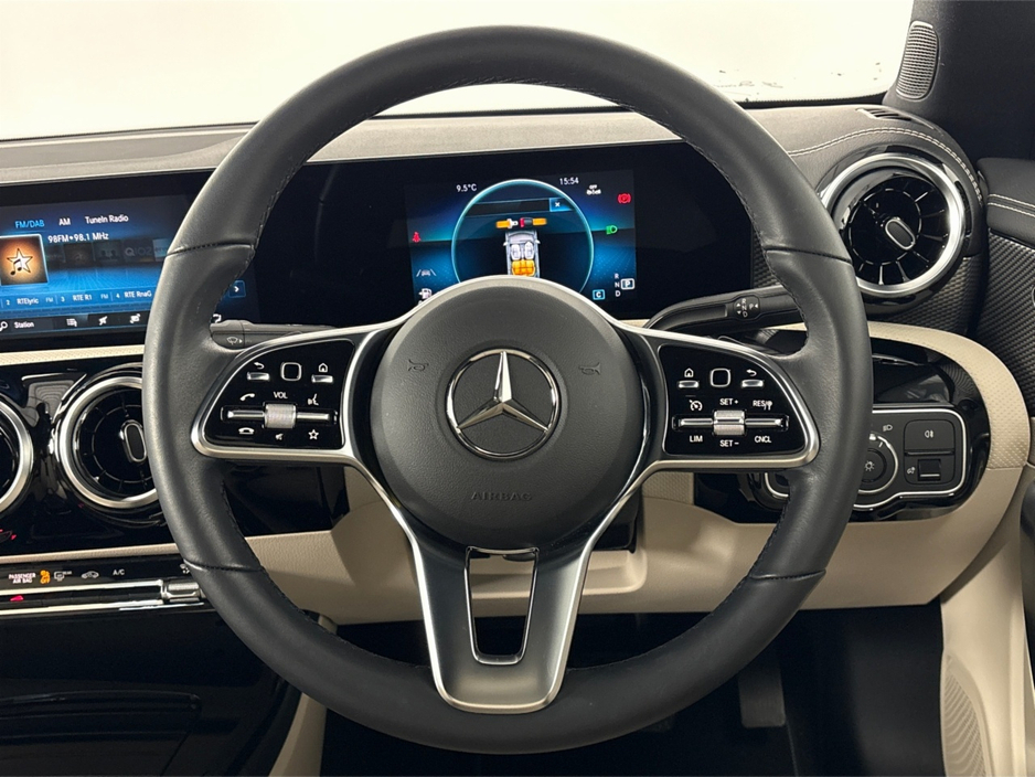 2023 Mercedes-Benz CLA Class 180 COUPE 4 DR**MULTIFUNCTIONAL STEERING WHEEL**DIGITAL DASH**TOUCH SCREEN INFOTAINMENT**FRONT HEATED SEATS**CREAM LEATHER INTERIOR**DUAL CLIMATE CONTROL**DYNAMIC DRIVE MODES**FINANCE AVAILABLE** €36,995
