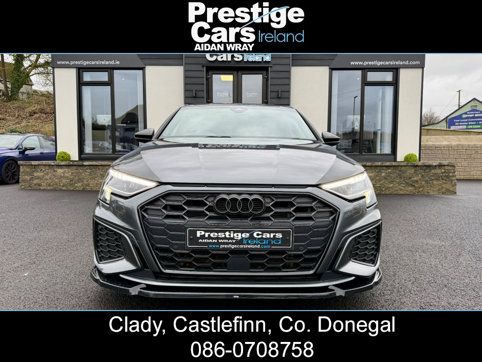 2022 Audi A3 1.4 45 TFSI E S LINE COMPETITION SPORTBACK BLACK EDITION,BODY KIT,DAYTONA GREY,XENON LIGHTS,AMBIENT LIGHTING,VIRTUAL COCKPIT,LEATHER,APPLE CAR PLAY,ONE OWNER,FULL AUDI HISTORY,HIGH SPEC €28,000