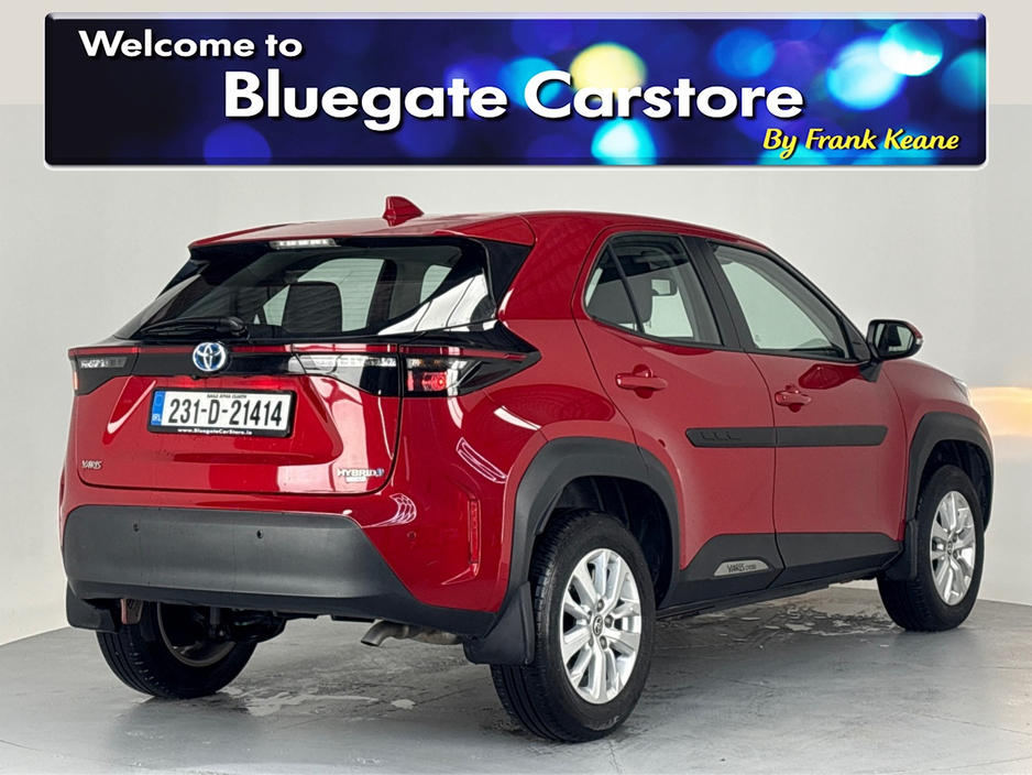 2023 Toyota Yaris CR LUNA**TOUCHSCREEN BLUETOOTH MEDIA**SEMI DIGITAL DASH**REVERSE CAMERA**PARKING SENSORS**MULTIFUNCTIONAL STEERING WHEEL**CRUISE CONTROL**KEYLESS START*8AUTO LIGHTS**AUTO WIPERS**ISOFIX** €26,795