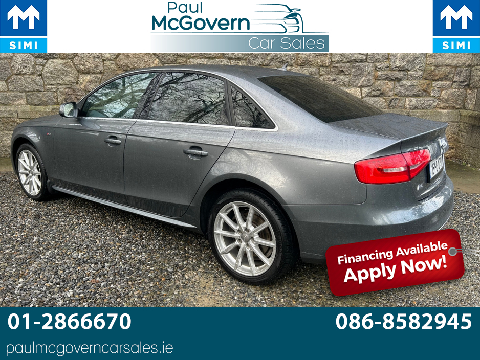 2015 Audi A4 2.0 TDI 150 SE MULTI AUTO 4DR SALOON**//**FULL CREAM LEATHER INTERIOR**//**SAT NAV**//**CRUISE CONTROL**//**PARKING SENSORS**//**METALLIC GREY**//**TRADE IN WELCOME**//**WARRANTY!!!!!! €12,995
