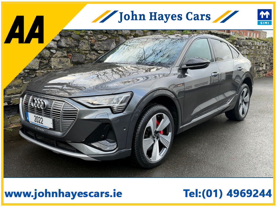 2022 Audi e-tron 55 S LINE QUATTRO COUPE//SUPERB SPEC//VERY LOW MILEAGE//IMMACULATE CONDITION//AUDI HISTORY//SIMI AND AA DEALER €34,450