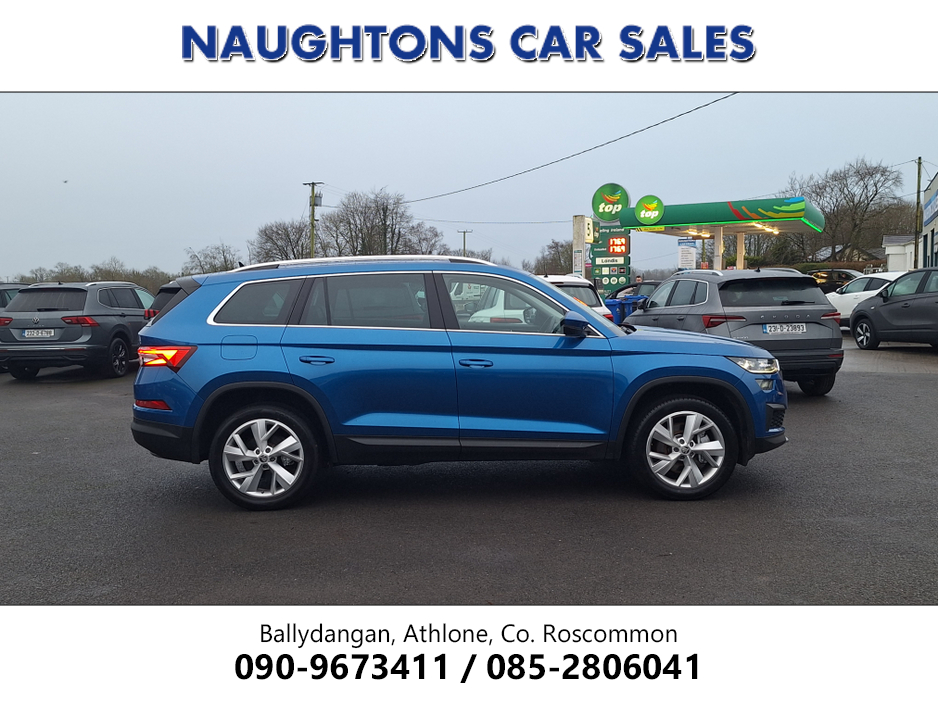 2023 Skoda Kodiaq 7S STYLE 2.0 TDI *High Spec/Black Leather/Heated Seats/Keyless Entry/Camera/Ambient Lighting* €43,950