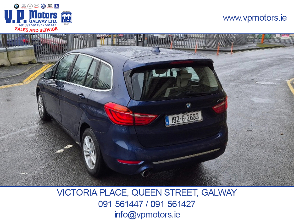 2019 BMW 2 Series Gran Tourer LUXURY EDITION, HUGH SPEC, AUTO, 1 OWNER. €22,850
