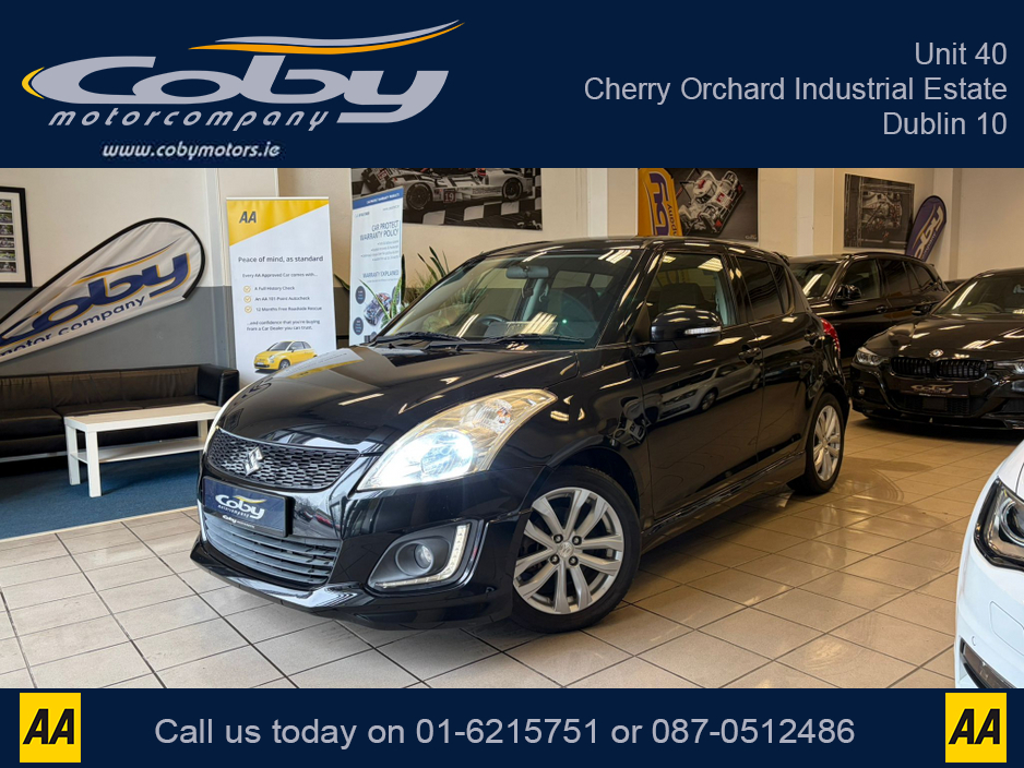 2014 Suzuki Swift 1.2 RS Model 5DR AUTO. Immaculate Car, New NCT done before collection, Touch Screen Radio, Air Con, Full Electrics, Stop/Start Button, Mirror Link, Sat Nav, and more. €8,950