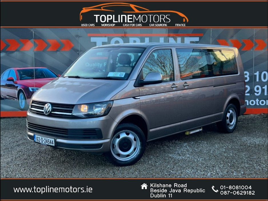 2016 Volkswagen Transporter Shuttle ==9 SEATER//FULL LEATHER//AUTO//NEW TEST== €18,950