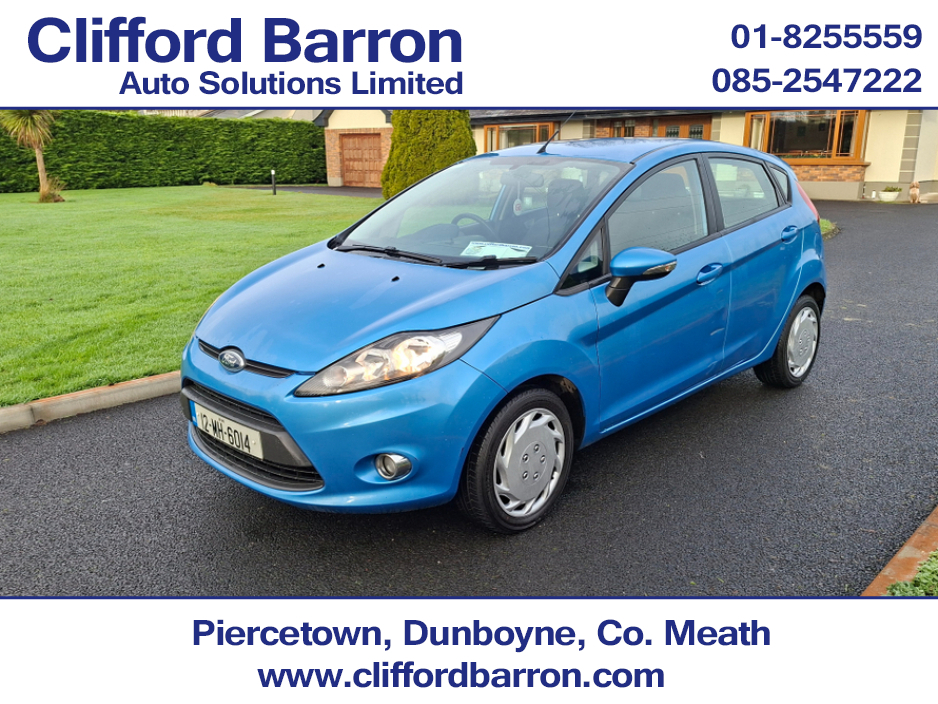 2012 Ford Fiesta 1.4 EDGE 95 5DR 95BHP €6,789