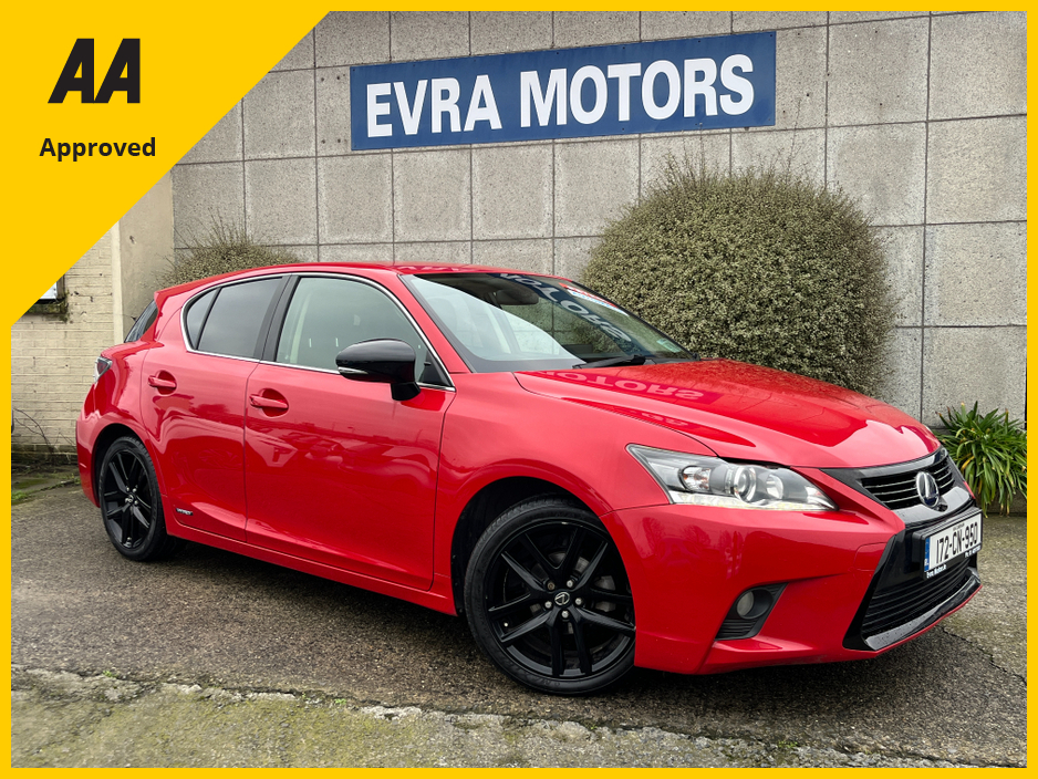 2017 Lexus CT 200 h SPORT AUTOMATIC 1.8 PETROL //SAT NAV//REVERSE CAMERA//HALF LEATHER SEATS//