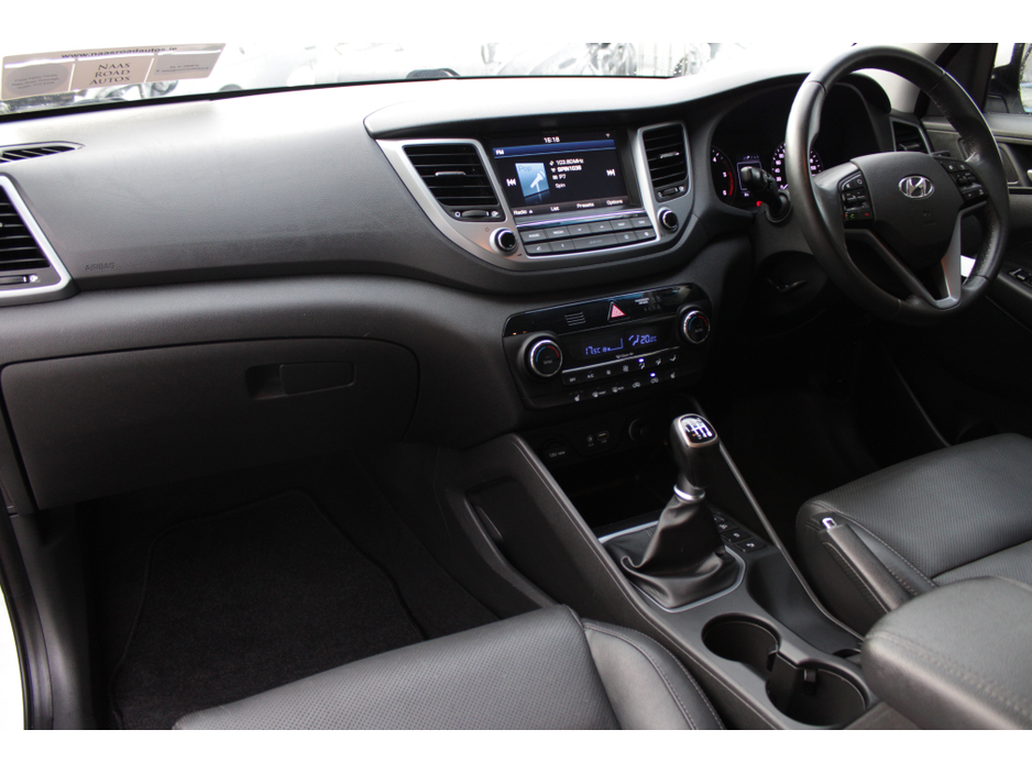 2017 Hyundai Tucson 1.7CRDI EXECUTIVE PLUS //WHITE WITH BLACK LEATHER //IMMACULATE CONDITION  // BUY WITH CONFIDENC AA AND SIMI APPROVED DEALER 2025 // FINANCE ARRANGED // ALL TRADE INS WELCOME // €13,950