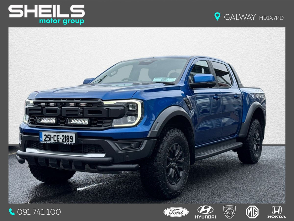 2025 Ford Ranger RAPTOR WITH RAPTOR PACK - LIGHTS & FRONT BAR €55,284