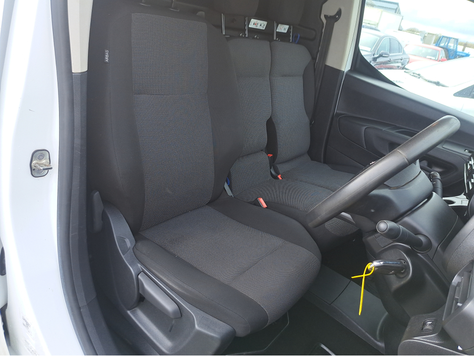 2022 Toyota Proace City Icon L1 Panel Van 1.5 Diesel with 3 seats in front and double sliding doors.