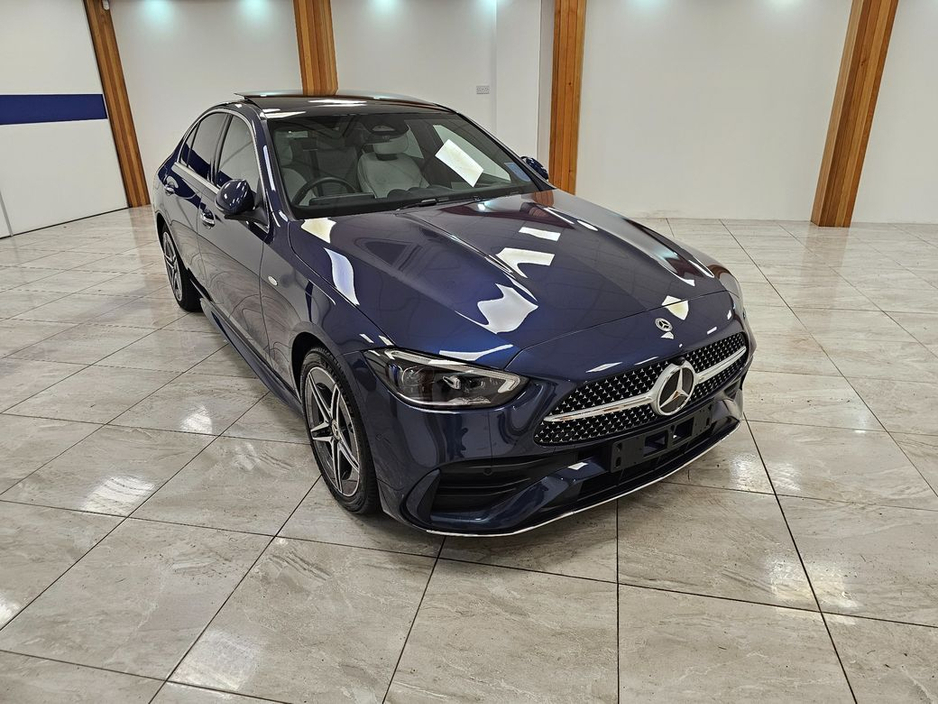 2025 Mercedes-Benz C Class BLUE WITH CREAM // PREMIUM C300E €62,950