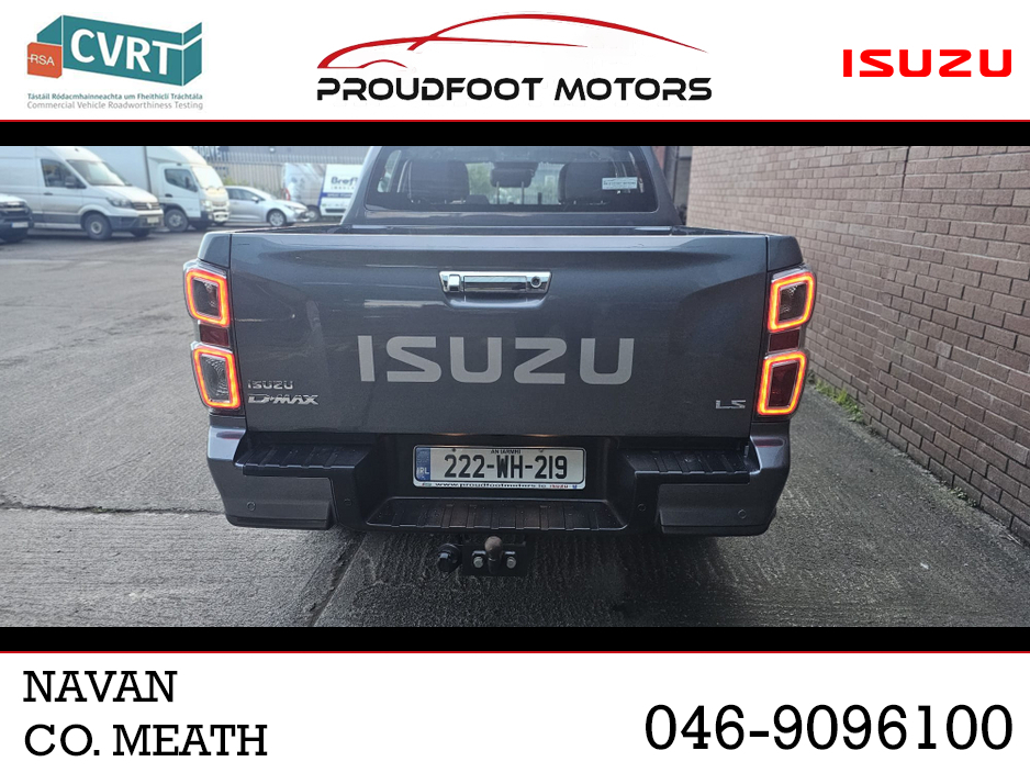 2022 Isuzu D-MAX LS CREW CAB 1.9  4DR Price Plus Vat €32,500