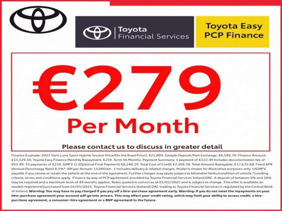 2023 Toyota Yaris 1.5 HYBRID L/SPORT // Remote Central Locking // Front Electric Windows // Rear Electric Windows // Electric Mirrors // Finger Tip Stereo Controls €23,795