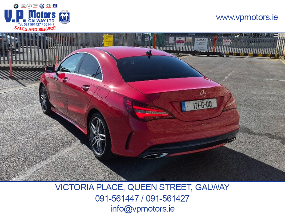 2017 Mercedes-Benz CLA Class AMG SPORT LINE,HALF LEATHER,LOW KM, AUTOMATIC €19,500
