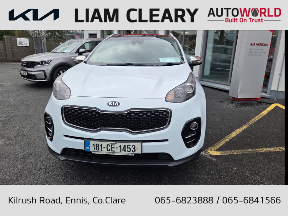 2018 Kia Sportage PLATINUM S 5DR €18,495