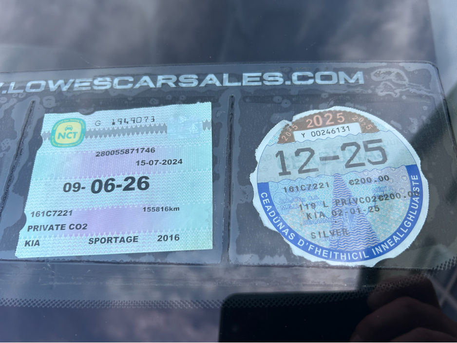 2016 Kia Sportage EX 1.7 CRDI €11,950