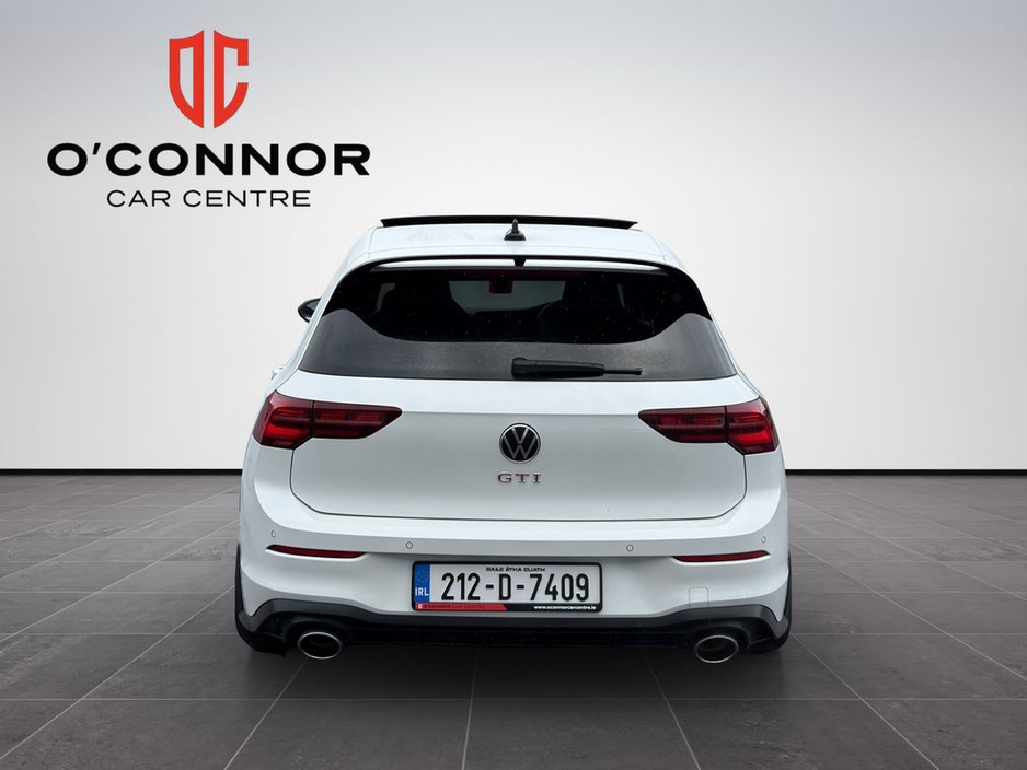 2021 Volkswagen Golf GTI Clubsport — Pure white, pan roof, and pure performance.” €44,888