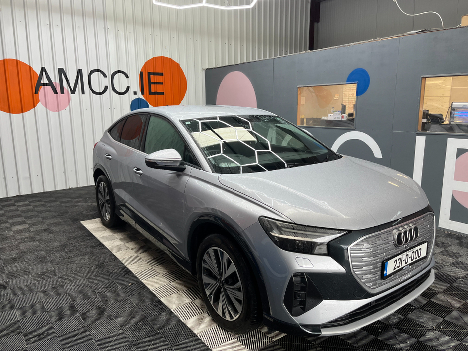 2023 Audi Q4 e-tron €34950 2023 AUDI Q4 E-TRON SPORTBACK 40 ADVANCED ELECTRIC AUTOMATIC / CRUISE CONTROL / 360° PARKING CAMERA / HEATED FRONT & REAR SEATS / PADDLE SHIFTS / AMBIENT LIGHTS / APPLE CARPLAY €34,950