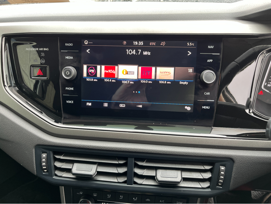 2020 Volkswagen Polo COMFORTLINE AUTOMATIC 1.0 PETROL //LOW MILES//REVERSE CAMERA//ADAPTIVE CRUISE CONTROL//WIRELESS PHONE CHARGING// €17,950