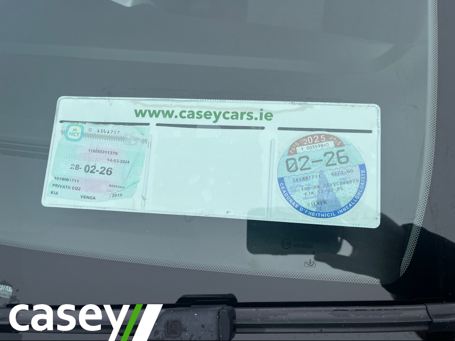 2016 Kia Venga PETROL L 5DR €8,950