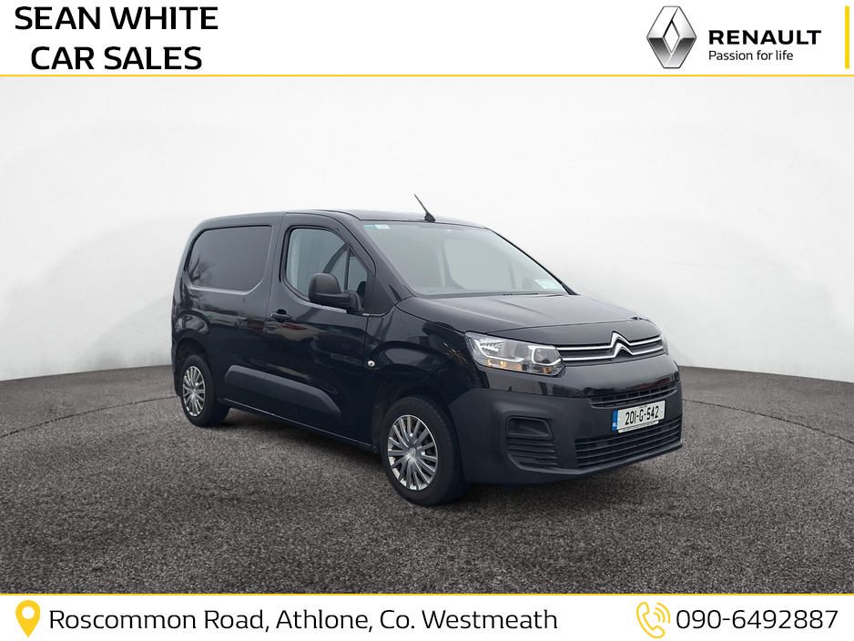2020 Citroen Berlingo ENT 1.5 BLUE HDI 75 650 650KG M 3DR €14,000