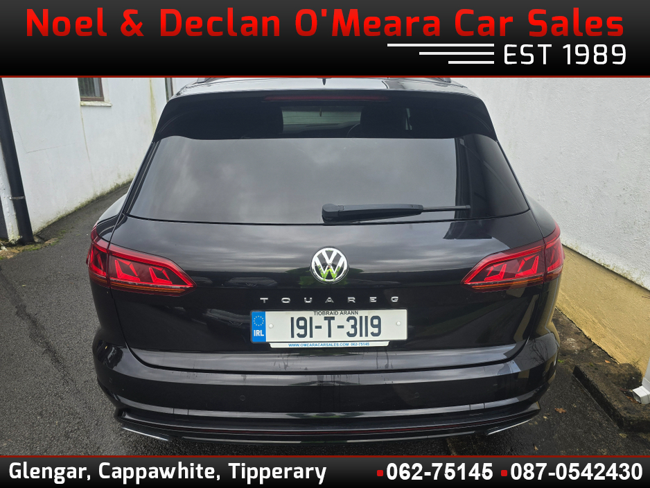 2019 Volkswagen Touareg 3.0 TDI V6 R-LINE TEC 28 286PS 5DR A €49,000