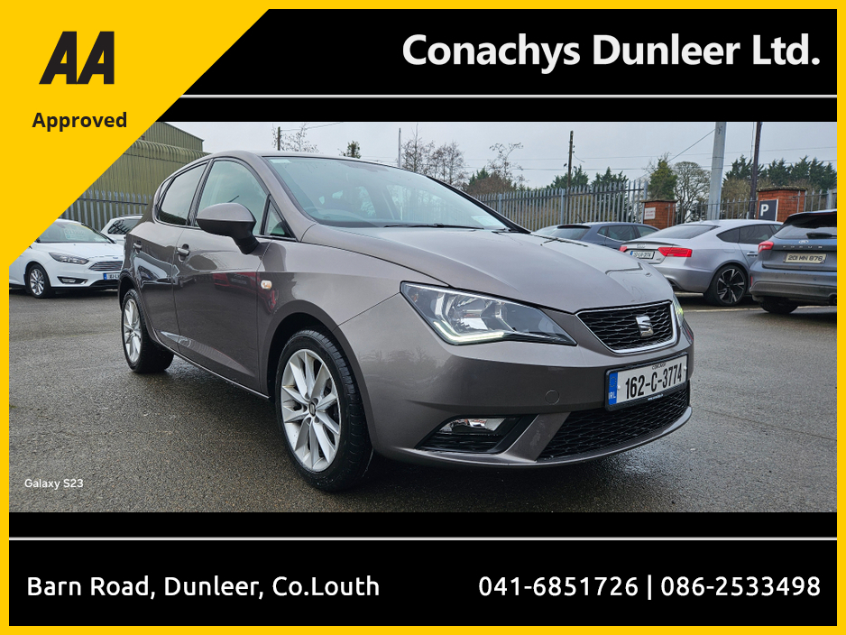2016 SEAT Ibiza 5DR 1.0 MPI 75HP SPORT 4DR €8,950