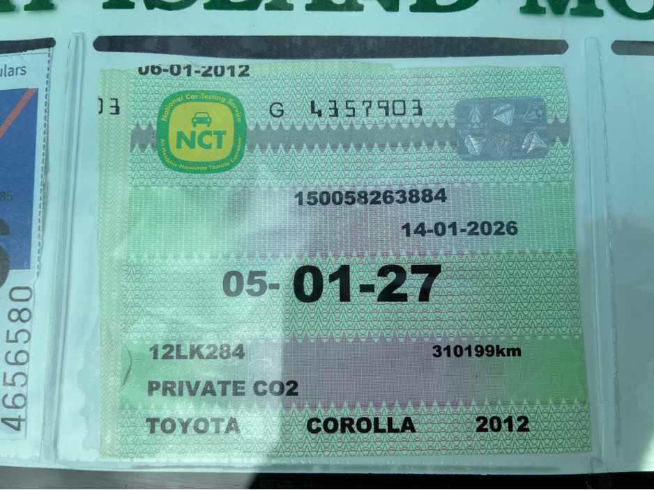 2012 Toyota Corolla 1.33 TERRA MC 4DR €3,950