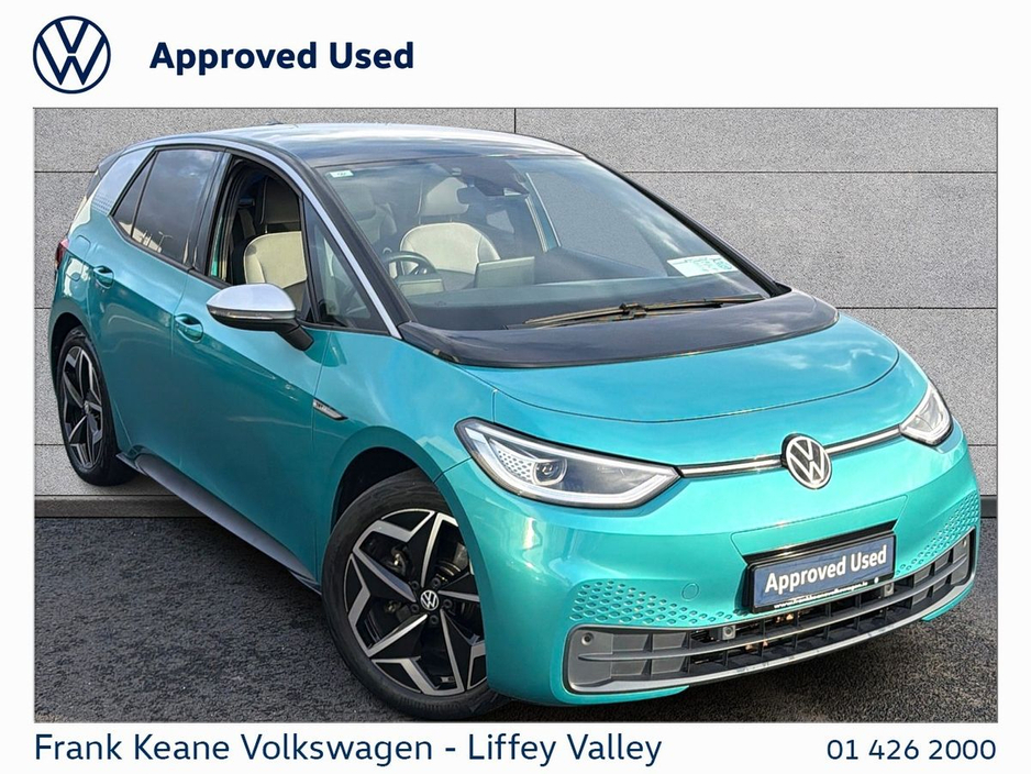 2020 Volkswagen ID.3 58KWH 1ST PLUS 204HP *MAKENA TURQUOISE *18" ALLOYS* *HEATED SEATS* *CARPLAY / ANDROID AUTO* *BATTERY CERTIFIED* *PCP FINANCE AVAILABLE* €18,995