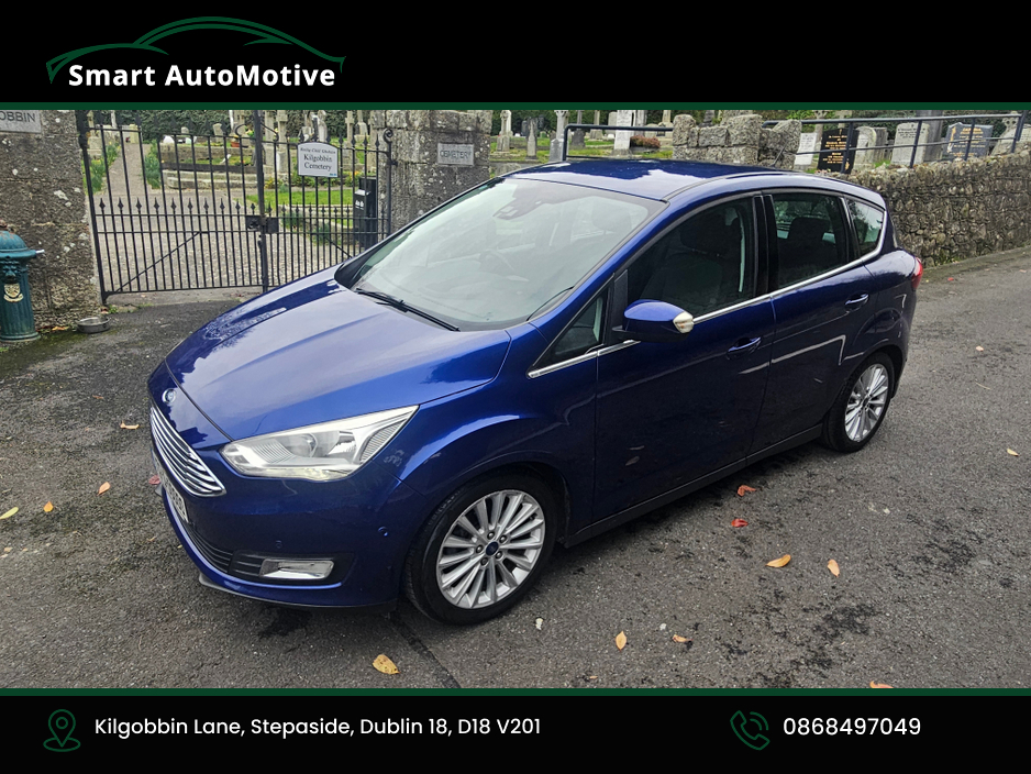2017 Ford C-Max Titanium 1.5 Tdci Manual * Low Mileage * Only One Previous Owner * Great Condition Throughout * New NCT 02.2028 * Fully Serviced and Professionally Valeted * Top Specification *  6 Months Warranty * €10,950