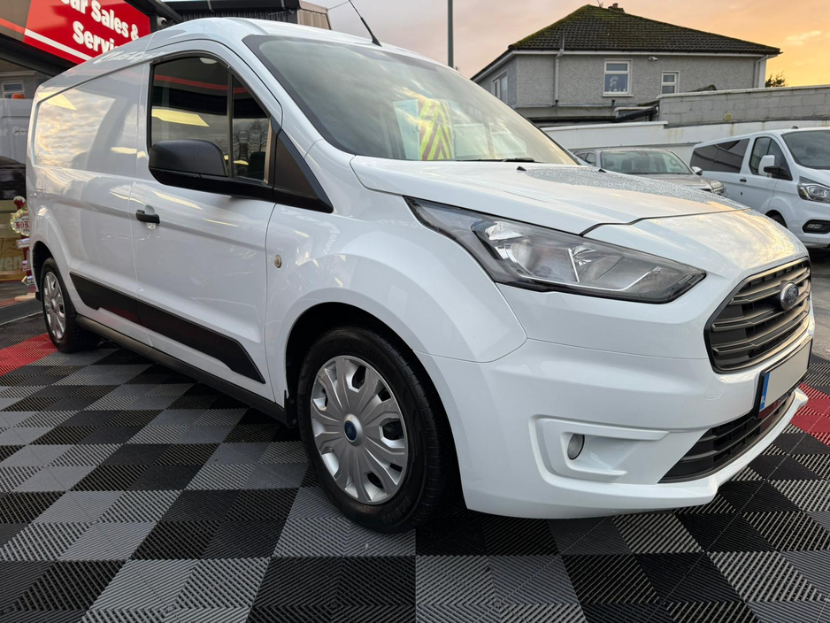 2021 Ford Transit Connect 210 TREND TDCI LWB , ONLY 49K MILES , REVERSE CAMERA , PARKING SENSORS , PLY LINED , FRESHLY SERVICED , NEW DOE ,  COLOUR CODED , FINANCE FROM €72 p/w & €3,450 DEPOSIT / TRADE IN. €14,950