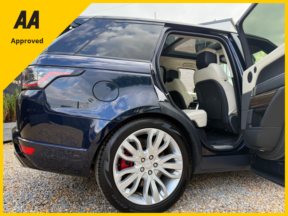 2022 Land Rover Range Rover Sport PRICE INCLUDES VAT ,AUTOBIOGRAPHY DYNAMIC,PANORAMIC SKY LOUNGE ,REVERSE CAMERAS,21 WHEELS WITH RED CALIPERS €66,850