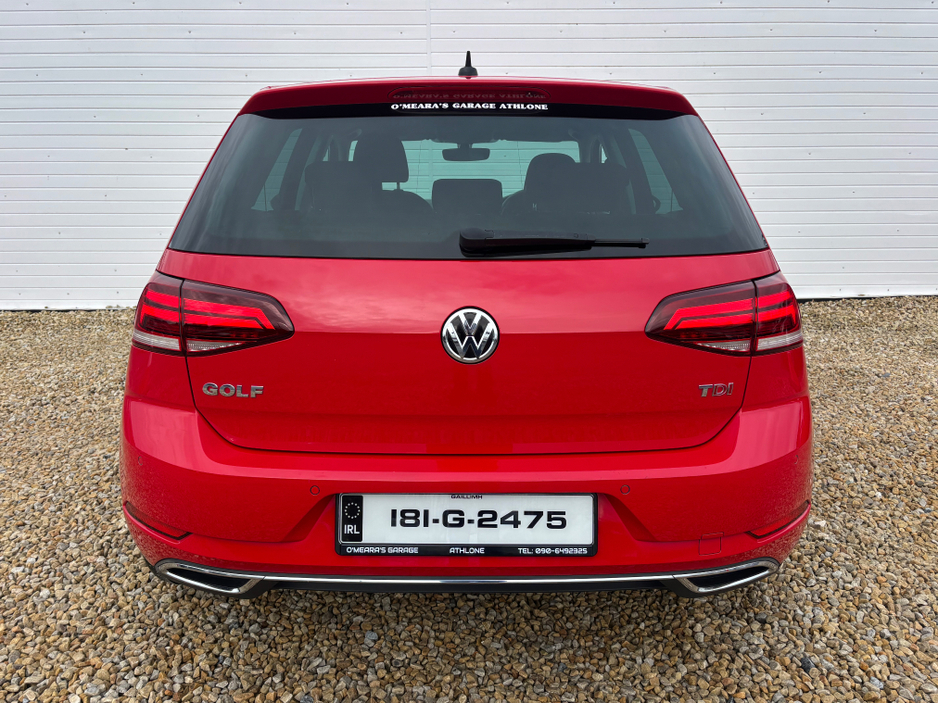 2018 Volkswagen Golf HIGHLINE 1.6 TDI MANUAL 5SPEED 5DR 115HP 5 €13,950