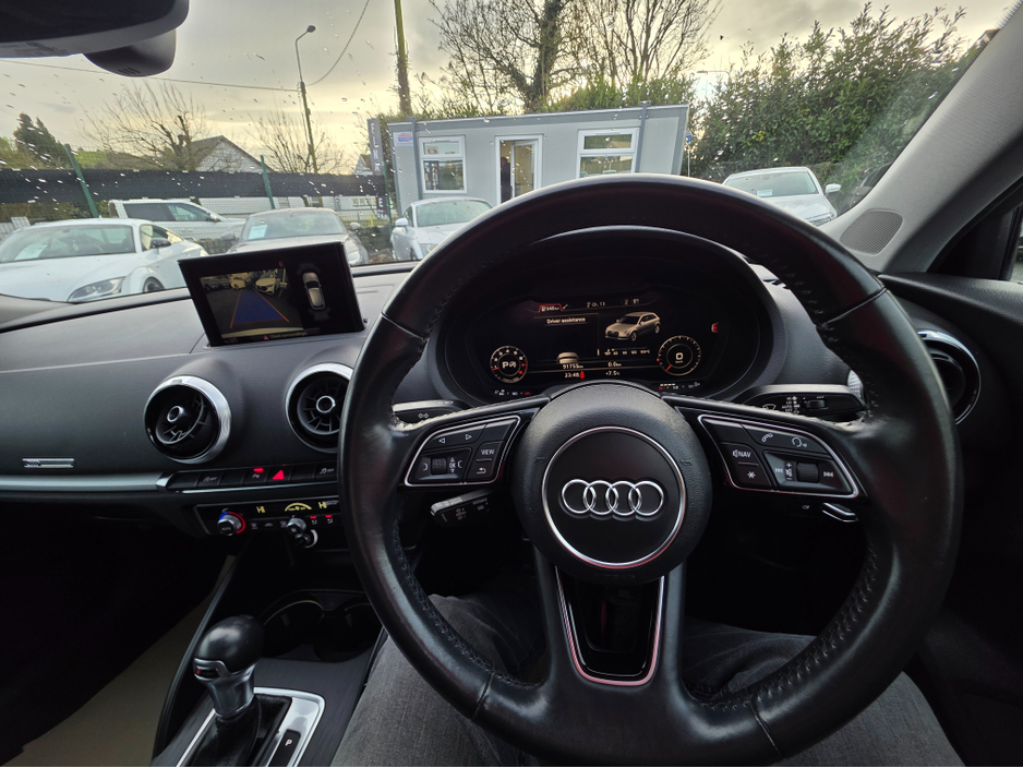 2018 Audi A3 ( 182 REG ) 1.4 TFSI NAVI VIRTUAL CLOCKS ANDROID AUTO CARPLAY BLIND SPOT LANE ASSIST REAR TRAFFIC ASSIST €18,950