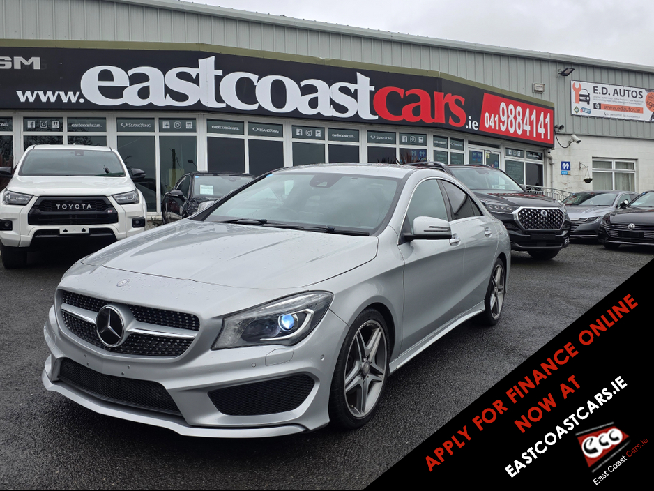 2016 Mercedes-Benz CLA Class 180 AMG LINE SAT NAV PACK LEATHER HEATED ELECTIC SEATS , CARPLAY - PRIVACY GLASS - REV CAMERA - ALLOYS - €19,750