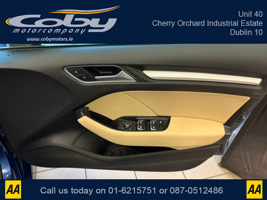 2014 Audi A3 1.4 Auto TFSI Hatchback. New NCT done before collection, Full Leather, Heated Seats, Panoramic Roof, Dual Climate Control, Reverse Camera, Parking Sensors, Full Electrics, Handsfree, and more. €12,950