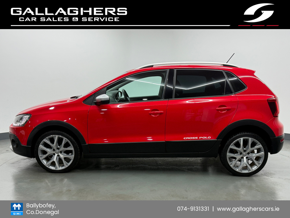 2016 Volkswagen Polo (162) POLO CROSS 1.2 PETROL AUTOMATIC ONLY 59K KMS €13,995