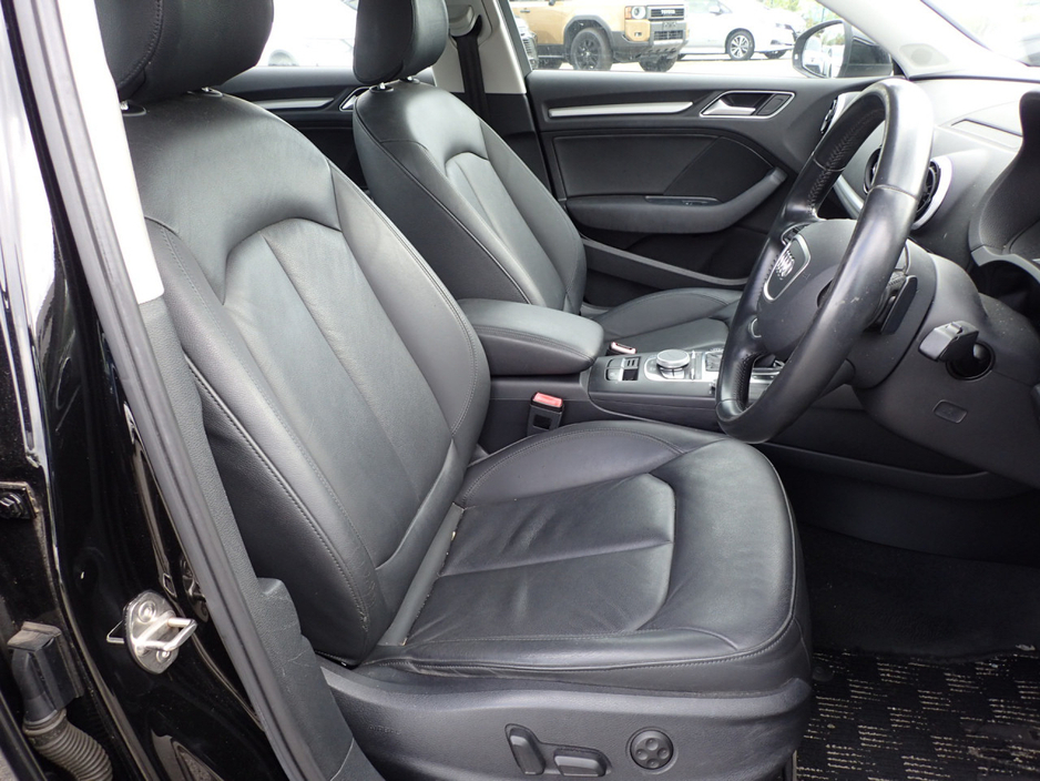 2016 Audi A3 Saloon 1.4 TFSI SPORT PLUS LEATHER PETROL AUTOMATIC // STUNNING CAR THROUGHOUT // FULL ELECTRIC LEATHER // BLUETOOTH MEDIA // UPGRADED ALLOYS // FULL PARK ASSIST // REVERSING CAMERA €16,950