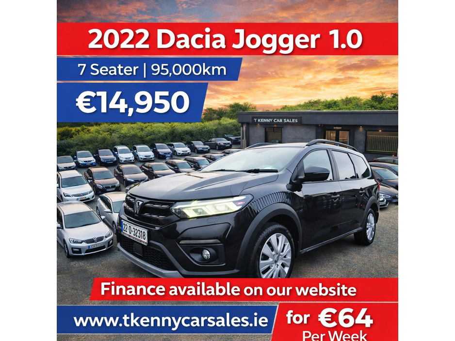 2022 Dacia Jogger 7 SEATER COMFORT TCE 110 5DR €14,950