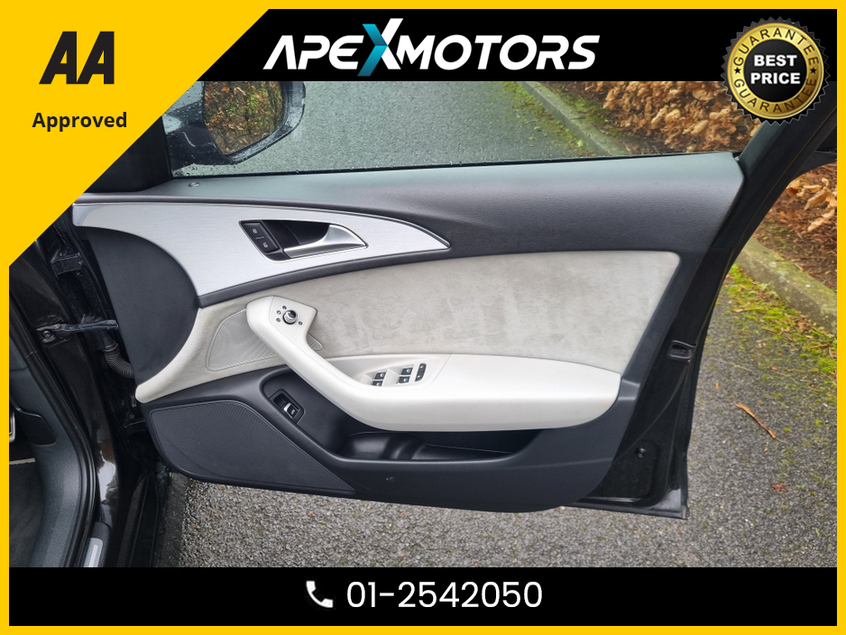 2015 Audi A6 FINANCE ARRANGED * 2.0 TDI S-LINE ULTRA 187BHP 4DR AUTO 190PS * NCT DEC-26 * CREAM LEATHER * IMMACULATE * STAMPED SERVICE HISTORY * AA APPROVED * 101 SAFETY CHECKLIST * AUTOMATIC (DSG) * HEATED SEATS €17,249