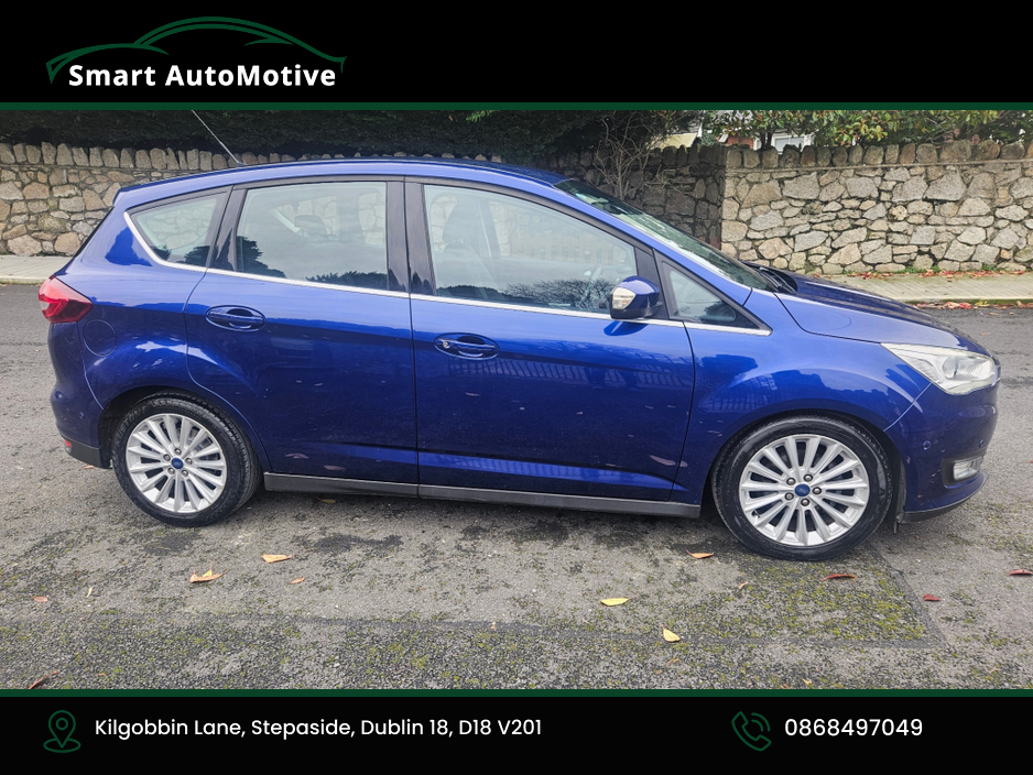 2017 Ford C-Max Titanium 1.5 Tdci Manual * Low Mileage * Only One Previous Owner * Great Condition Throughout * New NCT 02.2028 * Fully Serviced and Professionally Valeted * Top Specification *  6 Months Warranty * €10,950