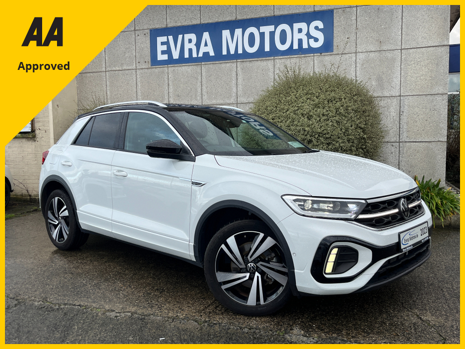 2023 Volkswagen T-Roc R-LINE AUTOMATIC 2.0 DIESEL //HALF LEATHER HEATED SEATS//REVERSE CAMERA//ADAPTIVE CRUISE CONTROL//KEYLESS ENTRY// €31,950